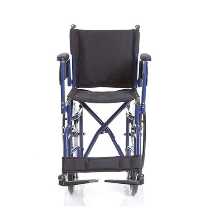 Carucior cu rotile pliabil transport pacienti, actionare manuala - CP620 Skinny - imagine 2