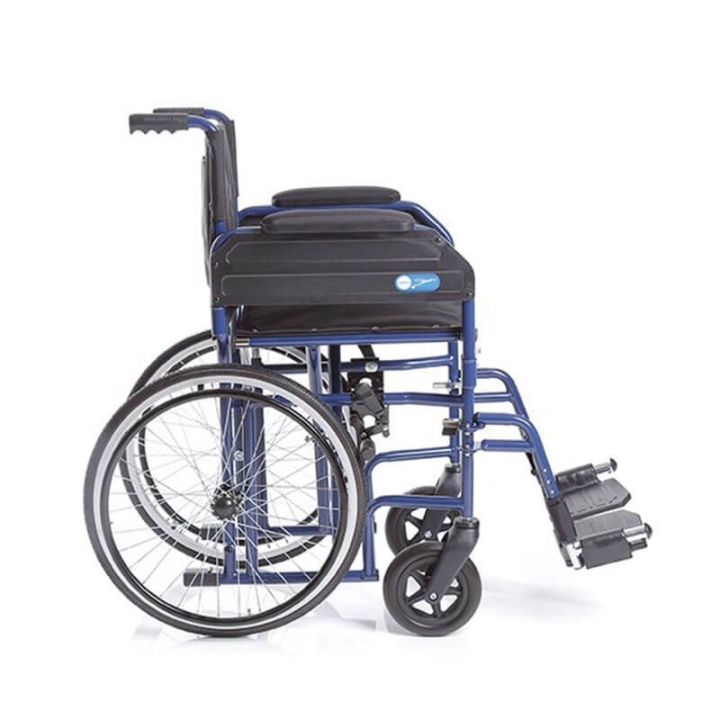 Carucior cu rotile pliabil transport pacienti, actionare manuala - CP620 Skinny - imagine 3