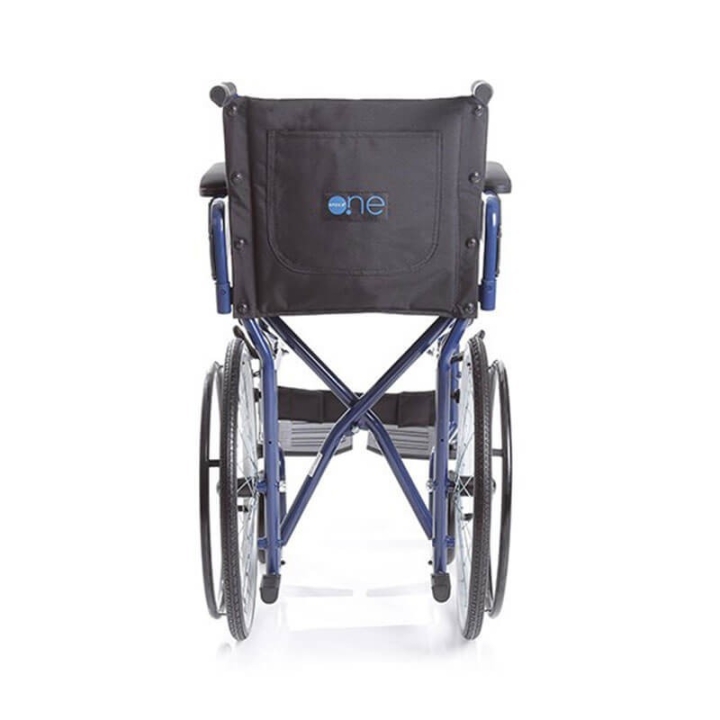 Carucior cu rotile pliabil transport pacienti, actionare manuala - CP620 Skinny - imagine 4