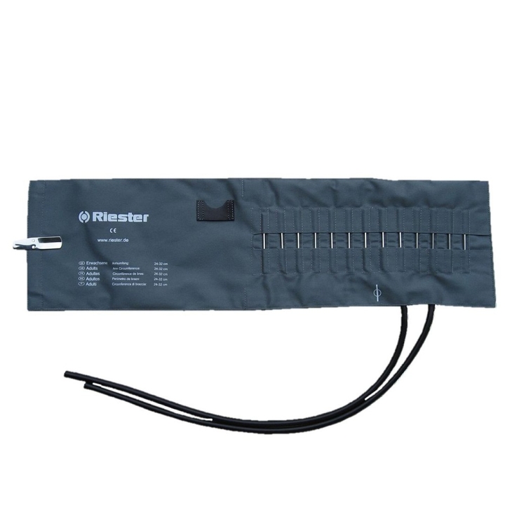 Tensiometru mecanic Riester exacta manseta 2 tuburi cu carlig - RIE1350-105 - imagine 3
