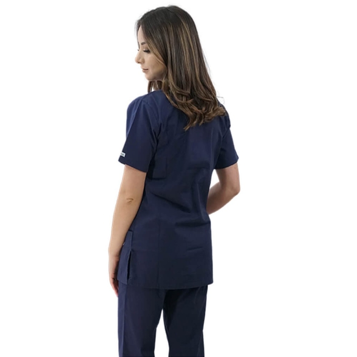 Costum medical Lotus 1, Basic 1, bleumarin - imagine 2