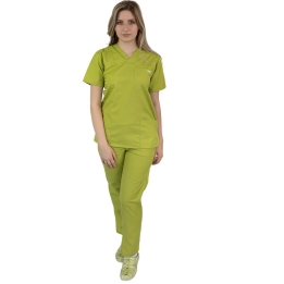 Costum medical Lotus 4, Basic 1, unisex, verde praz