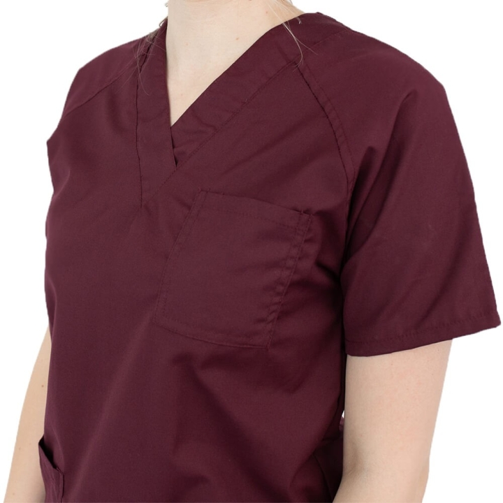 Costum medical unisex Lotus 4, Basic 2, visiniu - imagine 3