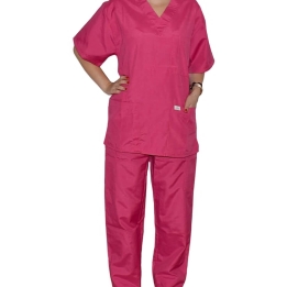 Costum medical Lotus MFTL, fucsia
