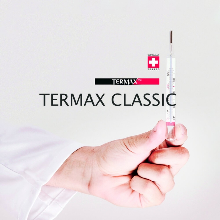 Termometru clasic fara mercur TERMAX CR.W00 - imagine 1