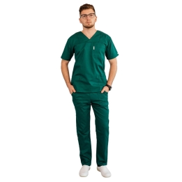 Costum medical Lotus 2, Basic 1, verde hunter