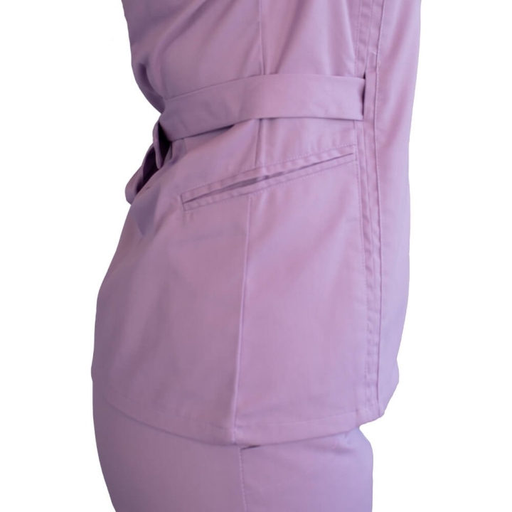 Bluza kimono cu maneca scurta Lotus 2, lila - imagine 4