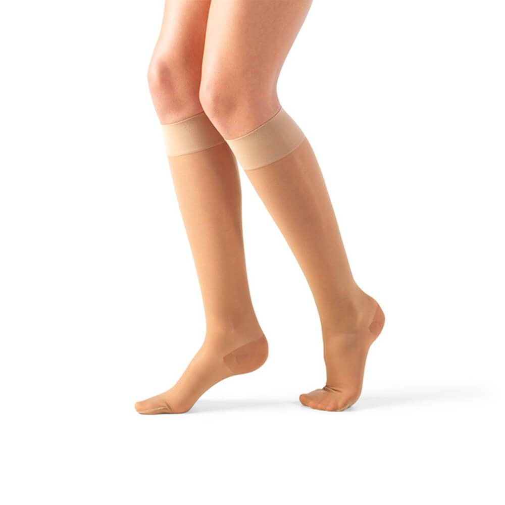 Ciorapi medicali pana la genunchi cu compresie de 18-22 mmHg si 140 DEN, NursingCare - MN21