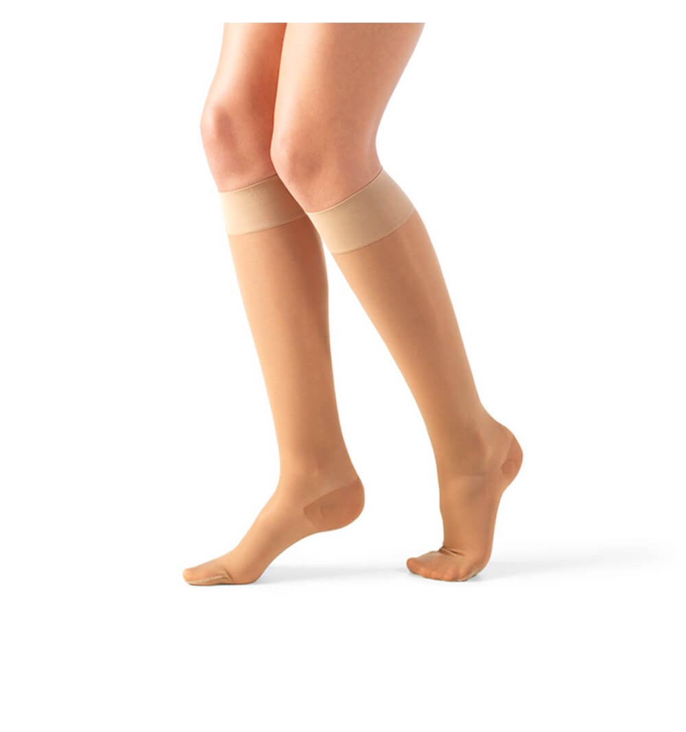 Ciorapi medicali pana la genunchi cu compresie de 18-22 mmHg si 140 DEN, NursingCare - MN21