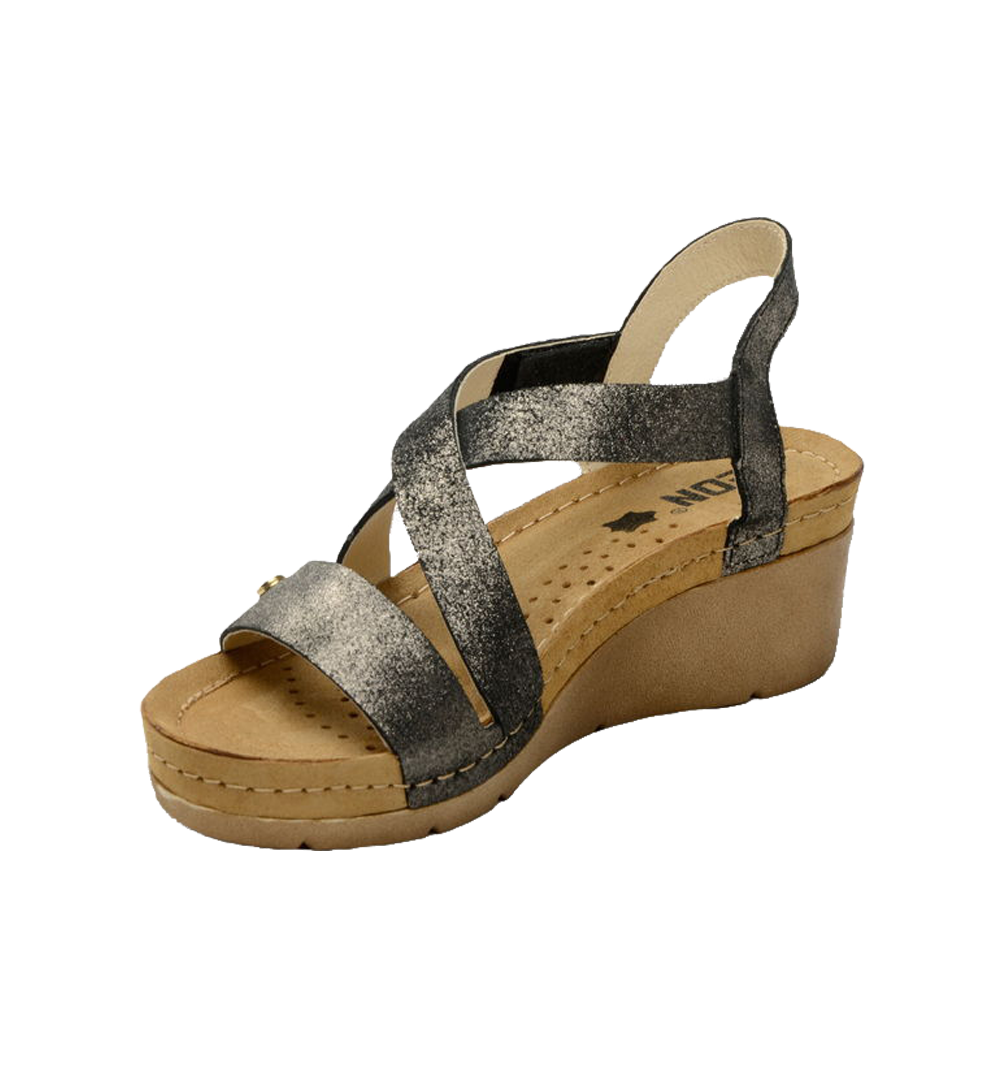 Sandale dama, din piele, de vara, Leon 1005