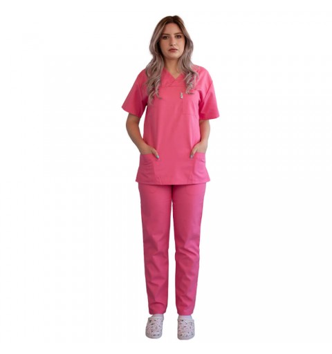 Costum medical Lotus 2, Basic 1, roz prafuit