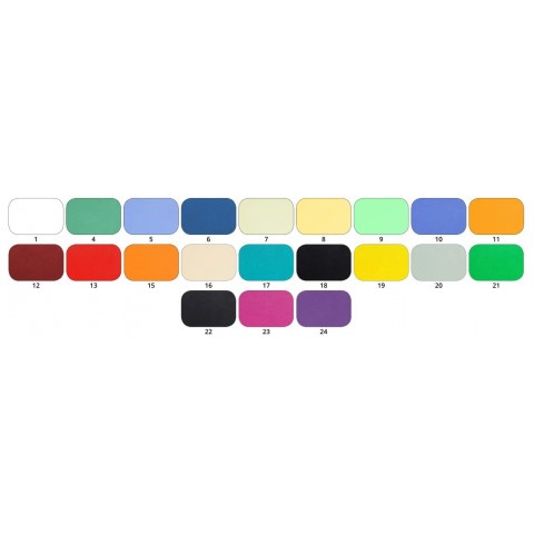 Paletar culori canapea ginecologica de consultatie JFG2