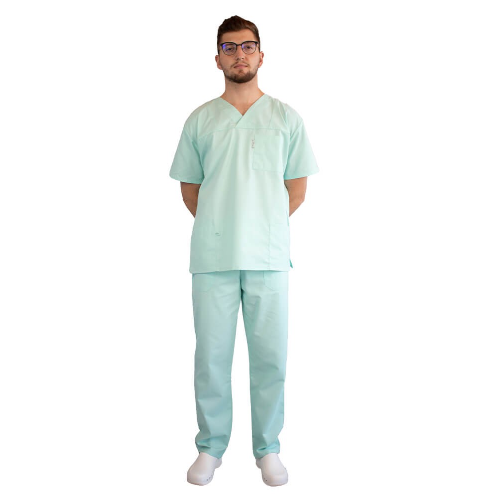Costum medical unisex, Lotus 2, Basic 1, marimi extra large