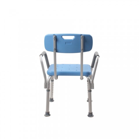 Scaun pentru baie cu spatar si manere, dreptunghiular - FS7985LA