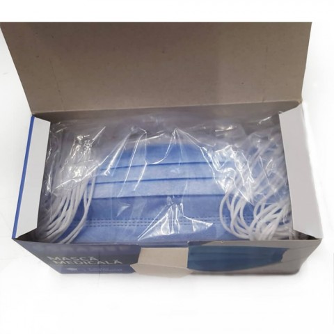 Masti protectie 3 straturi, 3 pliuri, tip IIR, set de 50 buc.