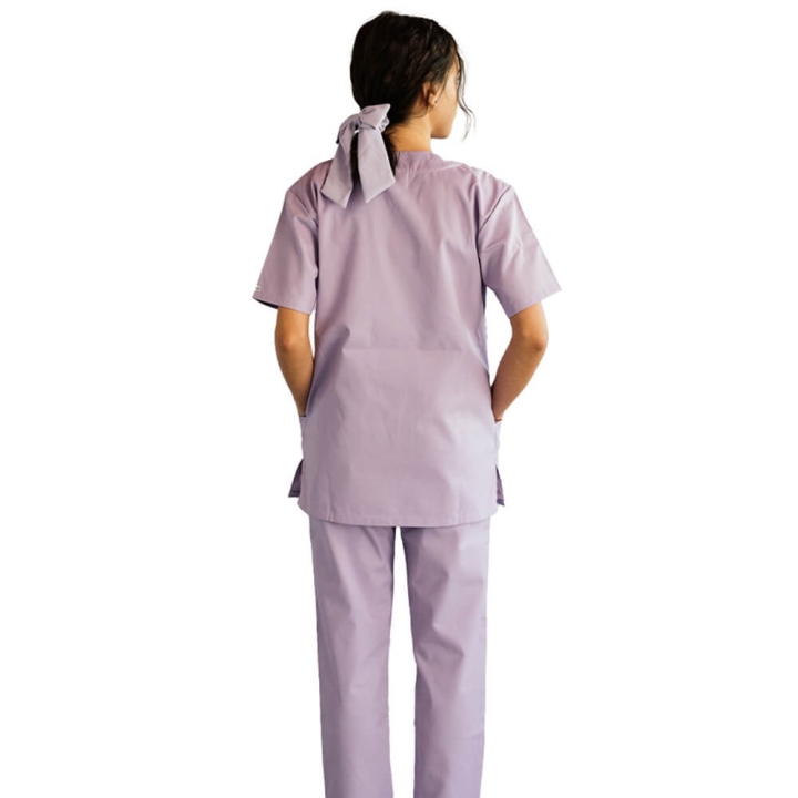 Costum medical Lotus 3, Basic 1 BBC, stretch, lila - imagine 6