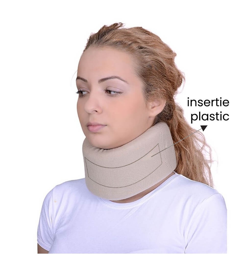 Guler cervical moale, cu insertie de plastic - ARN103B