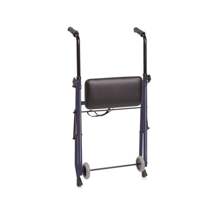 Rolator din otel vopsit, cu 2 roti si sezut - RP682 - imagine 2