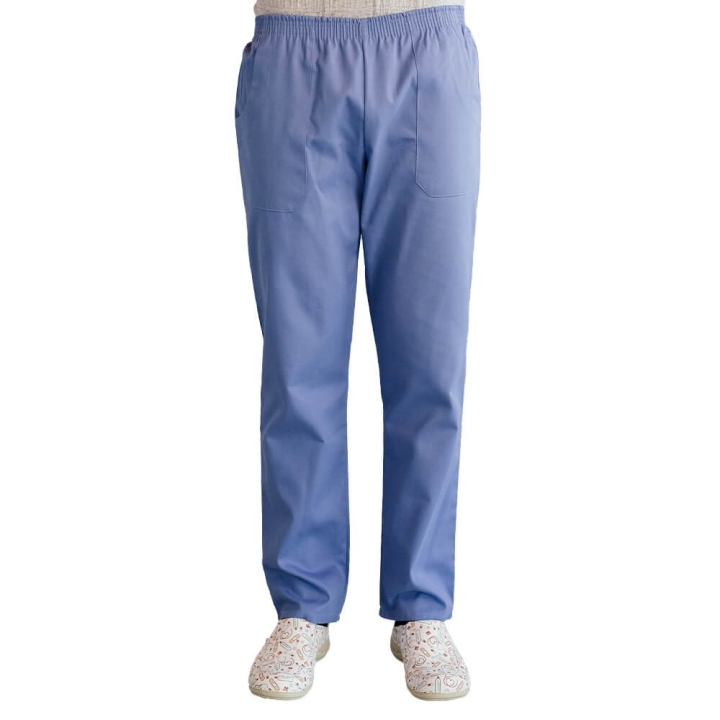 Costum medical Lotus 3, Basic 1 BBC, stretch, albastru ciel - imagine 6