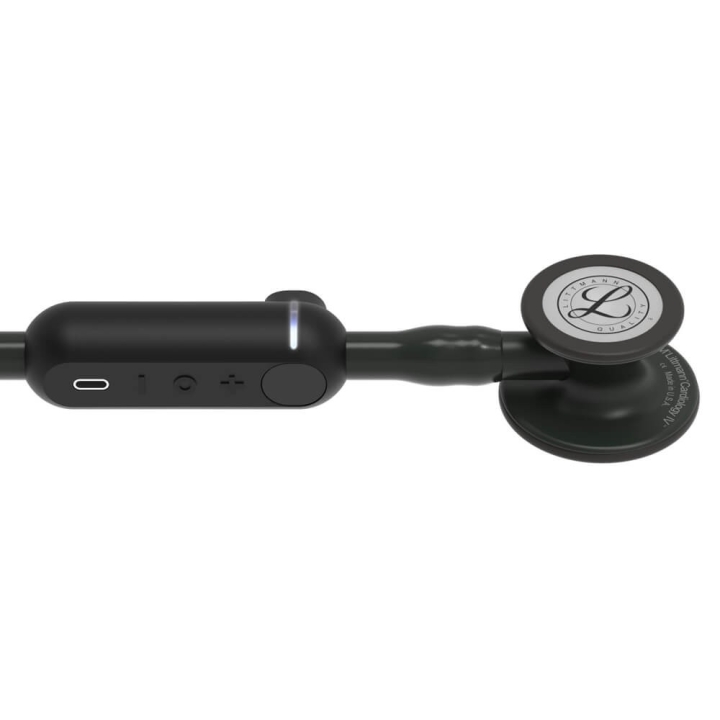 Stetoscop electronic 3M™ Littmann® CORE Digital, Negru complet (Black Edition) - imagine 3