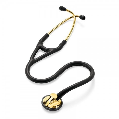 Stetoscop 3M™ Littmann® Master Cardiology™, Negru, capsula alama (Black/Brass)