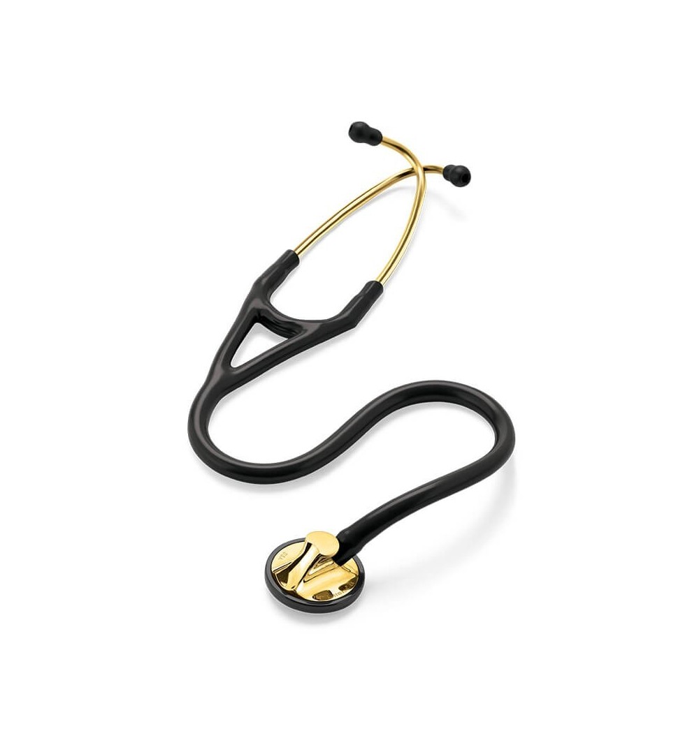 Stetoscop 3M™ Littmann® Master Cardiology™, Negru, capsula alama (Black/Brass)