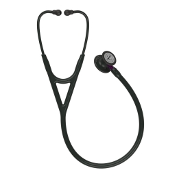 Stetoscop 3M™ Littmann® Cardiology IV, Negru/violet, capsula neagra (Black/Violet/Black)