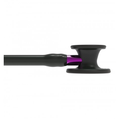 Stetoscop 3M™ Littmann® Cardiology IV, Negru/violet, capsula neagra (Black/Violet/Black)