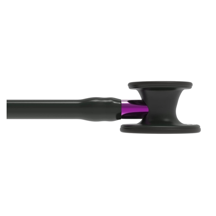Stetoscop 3M™ Littmann® Cardiology IV, Negru/violet, capsula neagra (Black/Violet/Black) - imagine 2