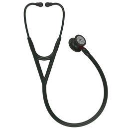 Stetoscop 3M™ Littmann® Cardiology IV, Negru complet/rosu (Black/Black/Red)