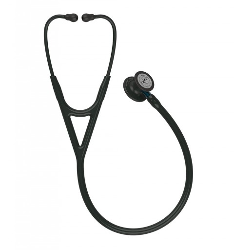 Stetoscop 3M™ Littmann® Cardiology IV, Negru complet/albastru (Black/Black/Blue)