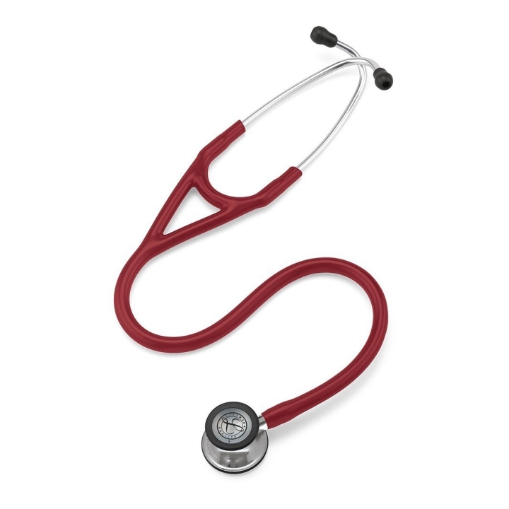 Stetoscop 3M™ Littmann® Cardiology IV, Rosu Burgundia, capsula oglinda (Burgundy/Mirror) - imagine 4