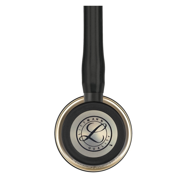Stetoscop 3M™ Littmann® Cardiology IV, Negru/fumuriu, capsula sampanie (Black/Smoke/Champagne) - imagine 3