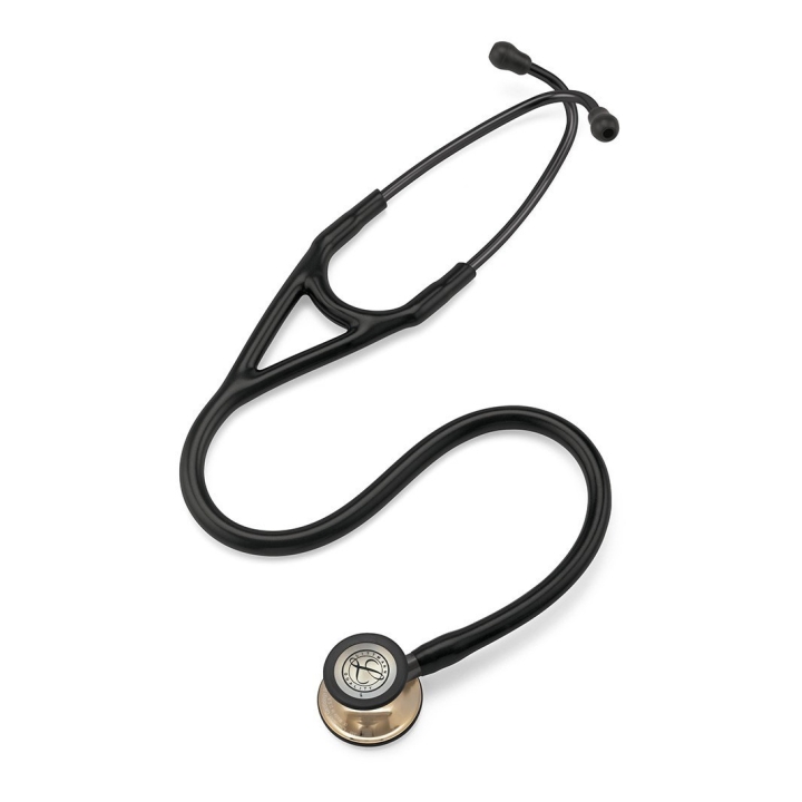Stetoscop 3M™ Littmann® Cardiology IV, Negru/fumuriu, capsula sampanie (Black/Smoke/Champagne) - imagine 4