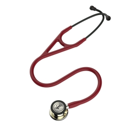 Stetoscop 3M™ Littmann® Cardiology IV, Rosu Burgundia, capsula sampanie (Burgundy/Champagne)