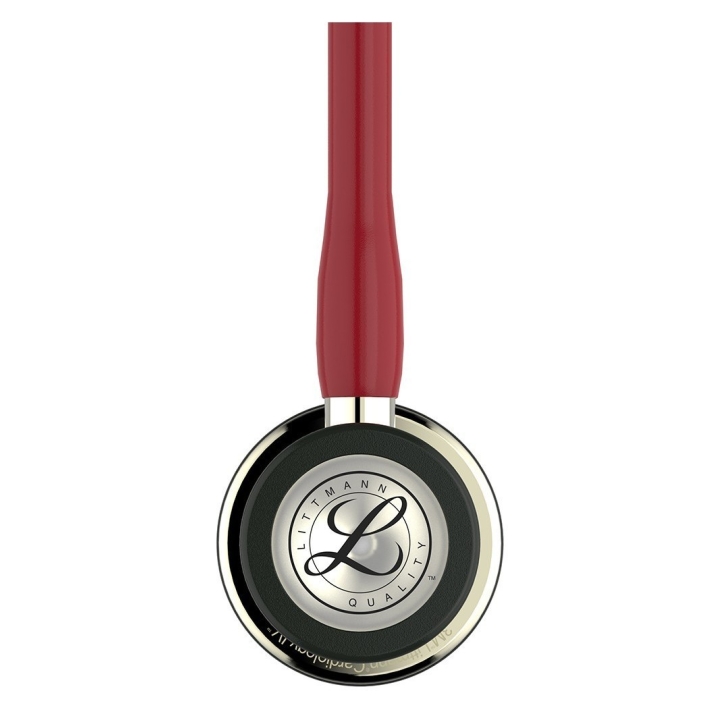 Stetoscop 3M™ Littmann® Cardiology IV, Rosu Burgundia, capsula sampanie (Burgundy/Champagne) - imagine 3