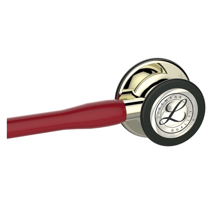 Stetoscop 3M™ Littmann® Cardiology IV, Rosu Burgundia, capsula sampanie (Burgundy/Champagne) - imagine 4
