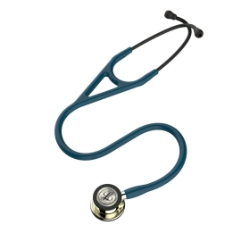 Stetoscop 3M™ Littmann® Cardiology IV, Turcoaz inchis, capsula sampanie (Caribbean Blue/Champagne)
