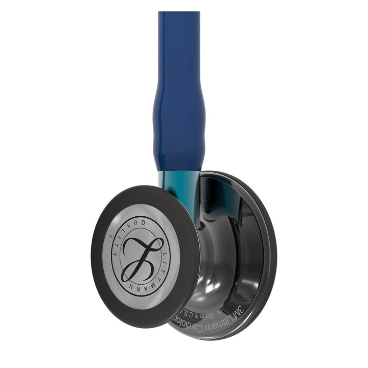 Stetoscop 3M™ Littmann® Cardiology IV, Bleumarin/albastru, capsula fumurie (Navy Blue/Blue/High-Polish Smoke) - imagine 3