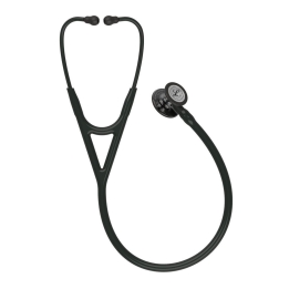Stetoscop 3M™ Littmann® Cardiology IV, Negru complet, capsula fumurie lucioasa (Black Tube, Stem & Headset/High-Polish Smoke)