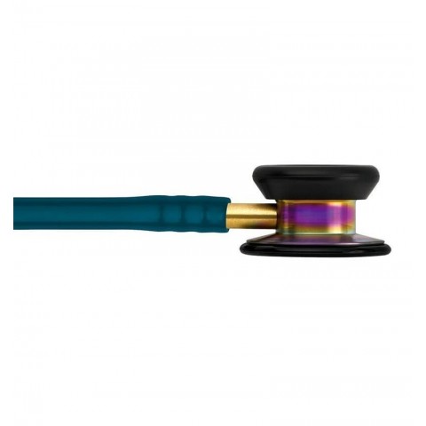 Stetoscop 3M™ Littmann® Classic II Pediatric, Turcoaz inchis, capsula curcubeu (Caribbean Blue/Rainbow)