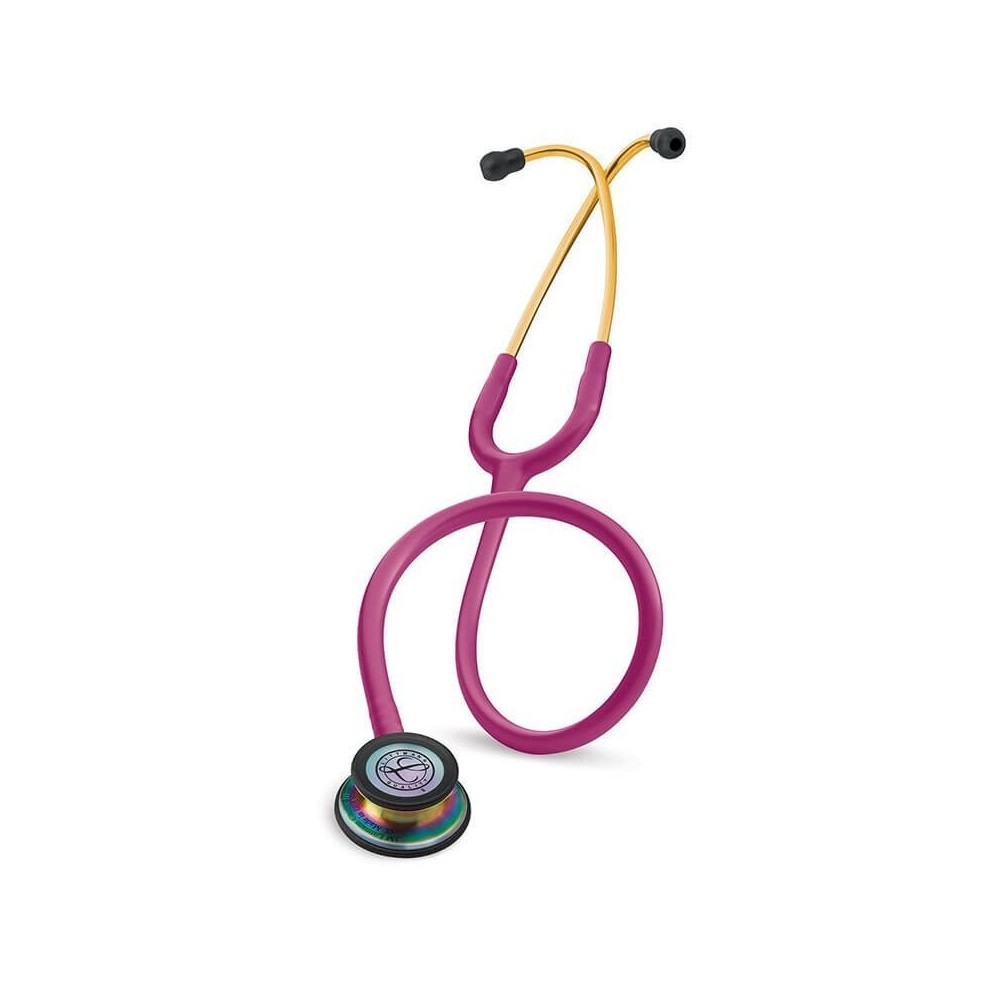 Stetoscop 3M™ Littmann® Classic III, Roz inchis, capsula curcubeu (Rasperry/Rainbow)