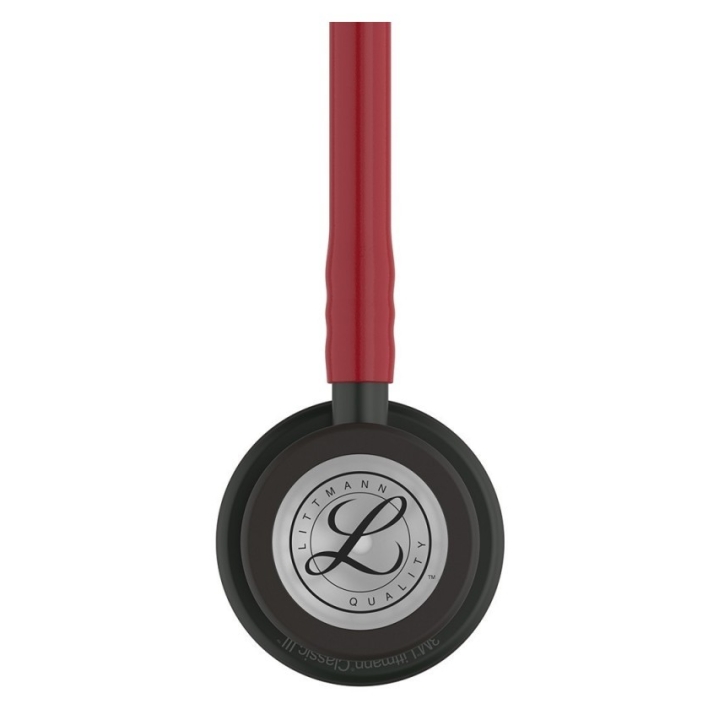 Stetoscop 3M™ Littmann® Classic III, Rosu Burgundia, capsula neagra (Burgundy/Black) - imagine 3