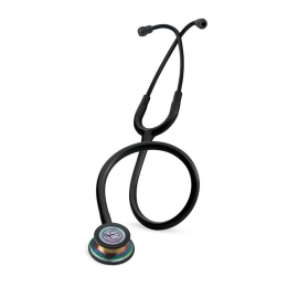 Stetoscop 3M™ Littmann® Classic III, Negru, capsula curcubeu (Black/Rainbow)