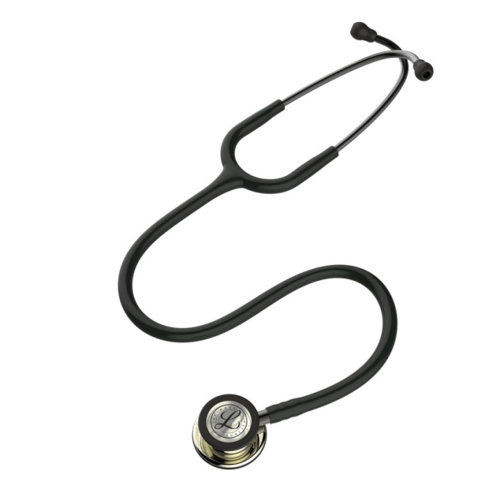 Stetoscop 3M™ Littmann® Classic III, Negru/fumuriu, capsula sampanie (Black/Smoke/Champagne) - imagine 1