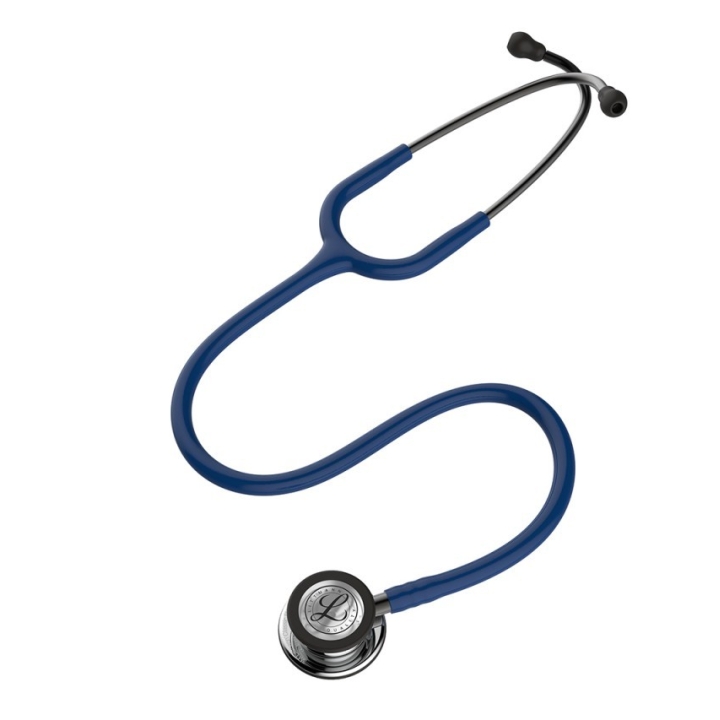 Stetoscop 3M™ Littmann® Classic III, Bleumarin, capsula oglinda (Navy Blue/Mirror) - imagine 1