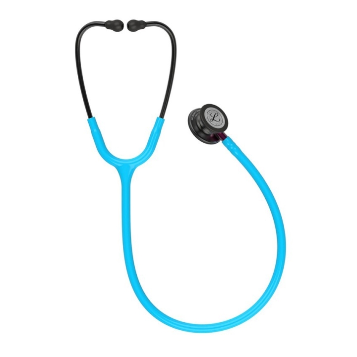 Stetoscop 3M™ Littmann® Classic III, Turcoaz/roz, capsula fumurie (Turquoise/Pink/Smoke) - imagine 1