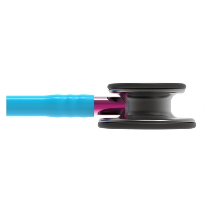Stetoscop 3M™ Littmann® Classic III, Turcoaz/roz, capsula fumurie (Turquoise/Pink/Smoke) - imagine 2