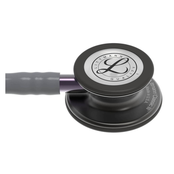 Stetoscop 3M™ Littmann® Classic III, Gri/violet, capsula fumurie (Gray/Violet/Smoke) - imagine 2