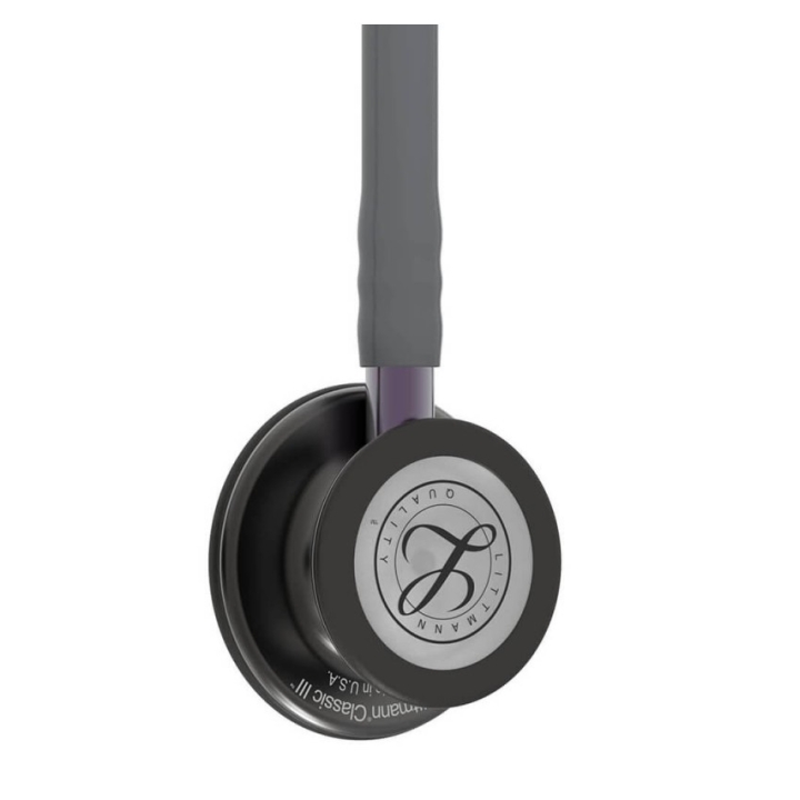 Stetoscop 3M™ Littmann® Classic III, Gri/violet, capsula fumurie (Gray/Violet/Smoke) - imagine 3